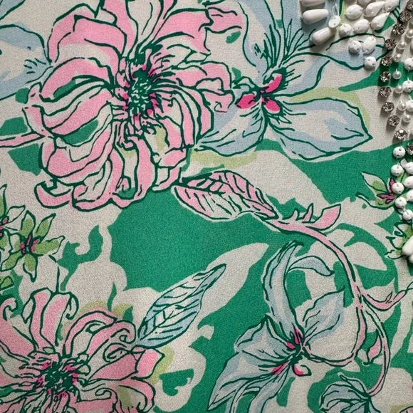 Lilly Pulitzer Mindy silk caftan dress